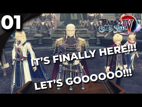 Trails of Cold Steel 4 | English | NIGHTMARE | Playthrough | Commentary | Part 1