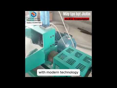 Máy Tạo Hạt JiuXin Tái Chế Vật Liệu PE: Giải Pháp Nâng Cao Hiệu Quả Sản Xuất và bảo vệ môi trường