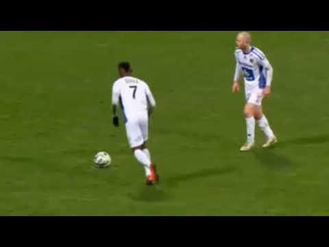 David Djigla Goal (Superb Free Kick) Paris FC vs Chamois Niortais 0-1 - FRA Ligue 2 02-02-2018