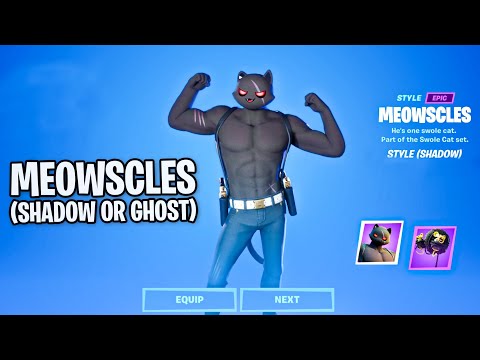 How to Unlock GHOST or SHADOW Meowscles Edit Style.! Fortnite Chapter 2 Season 2