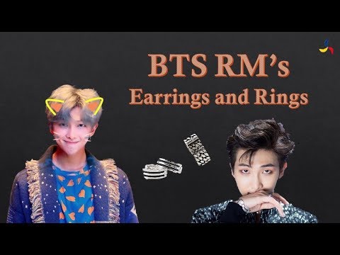 Check Out BTS RM’s Earrings and Rings