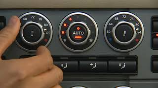 2007 Range Rover - How to use the Climate Control - L322 Range Rover Owner's Guide