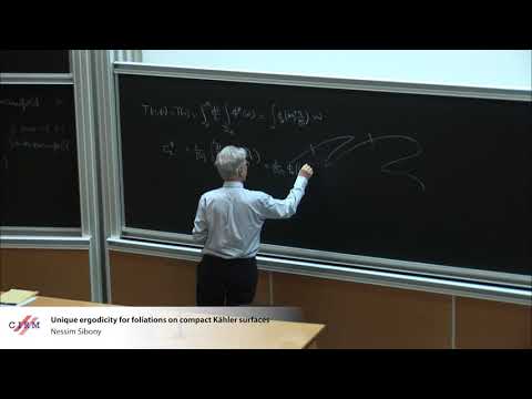 Nessim Sibony: Unique ergodicity for foliations on compact Kähler surfaces