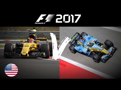 F1 2017 VERSUS! | 2017 RENAULT v 2006 RENAULT R26 LAP COMPARISON @ COTA