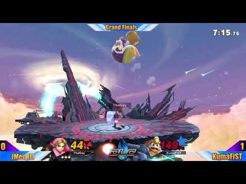 Ultimate SmashaPalooza #10: Grand Finals - KumaFiST (King Dedede) vs JMed (Young Link)
