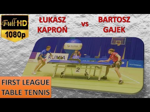 Łukasz Kaproń vs Bartosz Gajek | #tabletennis4D #openpzts #gdansk