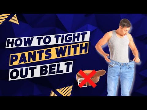 YouTube video about: How to tighten pants without belt?