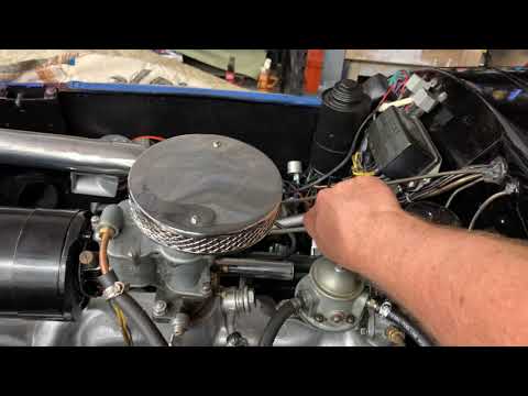 Thumbnail for 1948 Allard engine bay restoration and refurbishment of 39 Ford Flathead 21 bolt