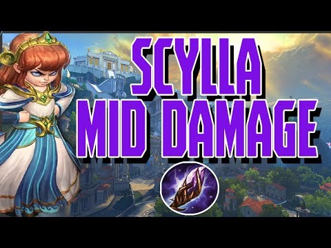 Scylla Best build! SO MUCH DAMAGE season 5 - Smite Ps4