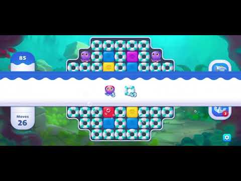 FISHDOM BLAST LEVEL 85 ~ No boosters