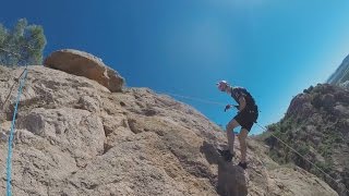 Supercars stars abseil Castle Hill, Townsville