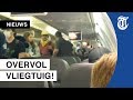 Vliegtuigpassagiers delen schokkende beelden