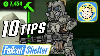 Fallout Shelter | 10 Tips, Tricks &amp; Secrets to get more Caps, Dwellers &amp; Rank Up Fast!