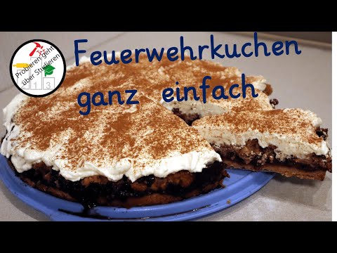 So machst du den besten Feuerwehrkuchen 🍰🍒😍