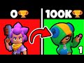 0 To 100K TROPHIES F2P In Brawl Stars (Day 1)