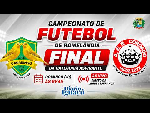 Final da categoria aspirante do Campeonato Municipal de Futebol de Romelândia