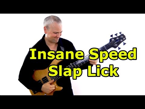 Insane Fast Slap Bass Lick