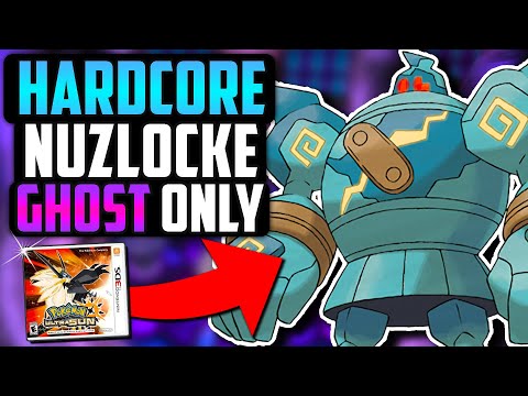 CAN I BEAT A POKÉMON ULTRA SUN HARDCORE NUZLOCKE WITH ONLY GHOST TYPES!? (Pokémon Challenge)
