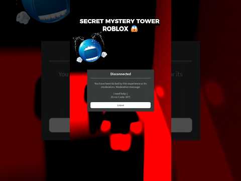 Scary secret in Punch Tower.☠️ #roblox #shorts