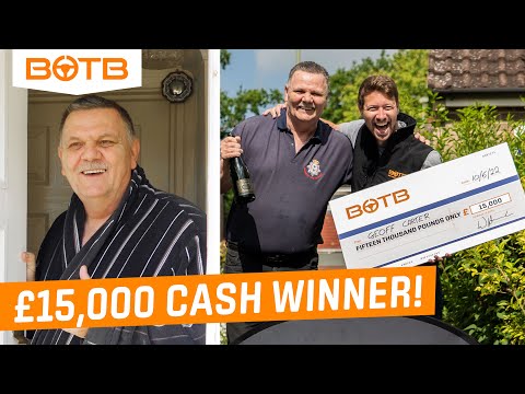 Winning £15,000 Cash In A Dressing Gown! BOTB Winner!