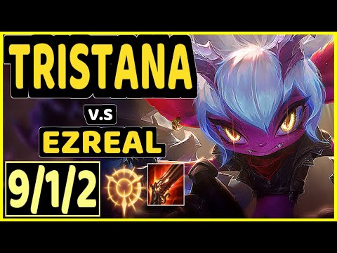 YUUKI60 (TRISTANA) vs EZREAL - 9/1/2 KDA BOTTOM ADC GAMEPLAY - EUW Ranked DIAMOND