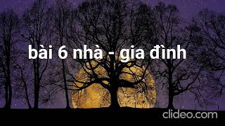 bài 6 nhà   gia đình