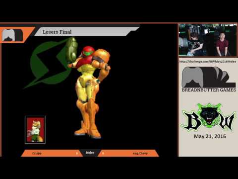 LF - Crispy (Fox) Sheik vs Chevy (Samus) - Black Wolf May 2016 Melee