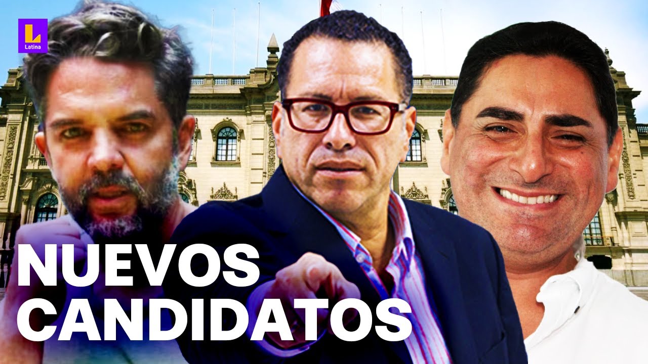 Continúan inscripciones en partidos políticos ¿Quiénes son los nuevos candidatos a la presidencia?