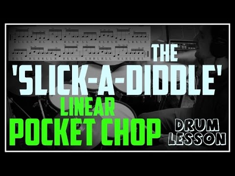 The SLICK-A-DIDDLE Linear Pocket Gospel Chop - Drum Lesson by Nick Bukey