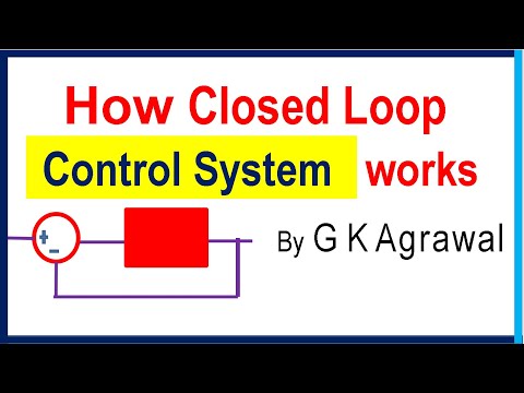 How Closed loop control system works & concept Video