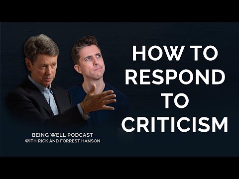 迴應責備，接受現實 | Being Well 播客 (Responding to Criticism, and Accepting the Way Things Are | Being Well Podcast)
