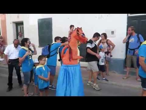 Gegants or Gigantes in Mahon (Maó), Menorca 7 September 2016