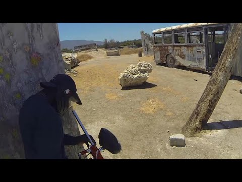 Beginners don't do this! Sc Village walk-ons. Magfed Paintball.