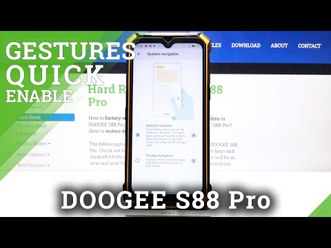 How to Change Navigation Bar to Gestures in DOOGEE S88 Pro – Gesture Navigation