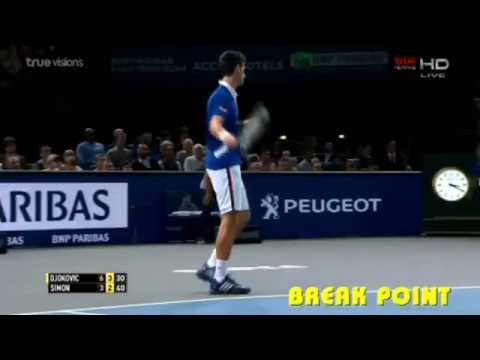 Novak Djokovic vs Simon | Paris Master 2015  - Highlights