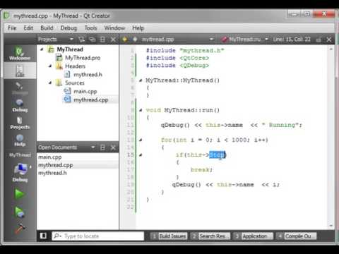 C   Qt 30   QThread part 3 the QMutex