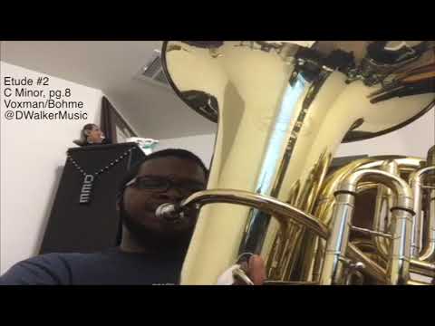 2020-2021 Euphonium All-State Etude #2 (Voxman/Bohme pg.8, C Minor)