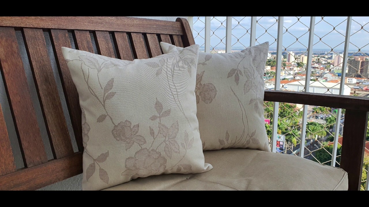 Capa de almofada com zíper escondido, rápida e fácil de fazer 😁