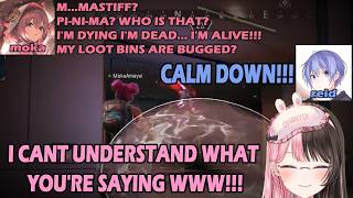 Hinano can't stop laughing from Moka panicking in Apex Legends [ENG SUB][VSPO!][TACHIBANA HINANO]