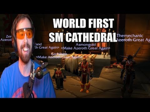 Asmongold Fights For World First Scarlet Monastery Cathedral Clear