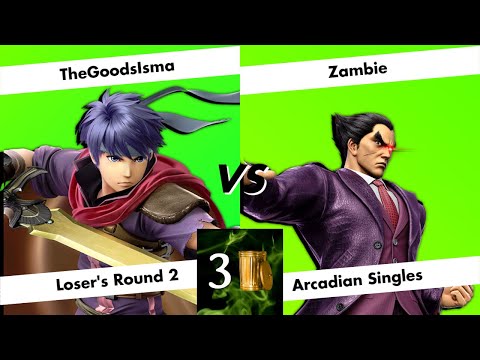 Junkyard 3 The CenCal Arcadian - Loser's Round 3 - TheGoodsIsma (Ike) vs Zambie (Kazuya)