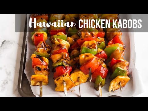 Hawaiian Chicken Kabobs with a simple marinade! | The...
