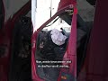 Chauffeur overleeft DEZE CRASH | #shorts