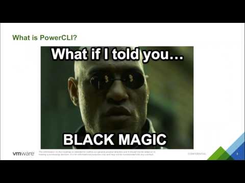 vBrownBag Follow-Up What's New in PowerCLI 6.5 R1 with Kyle Ruddy (@kmruddy)