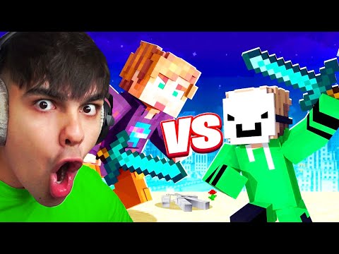 ARSEL - ¡LA MEJOR BATALLA! MrBeast vs Dream en Minecraft