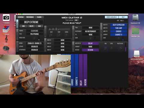 Guitar Synthesizer Plugin! (MIDI Guitar 2 demonstration/how to get synth sounds with a guitar)