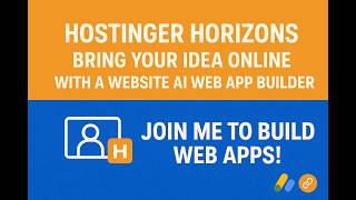 Hostinger Horizons AI Brings Your Idea Online With a Website AI Web App Builder 