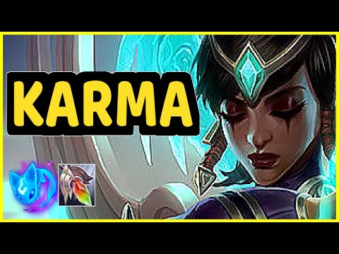 KARMA VS SENNA - 0/0/21 KDA SUPPORT GAMEPLAY GRANDMASTER I