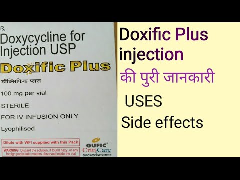 Doxific injection doxycycline 100 mg