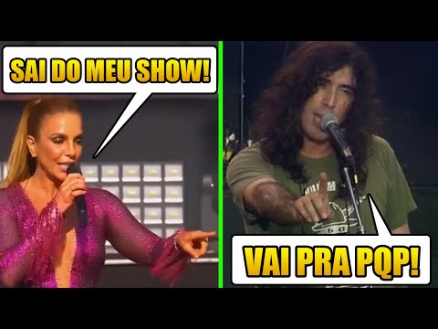 Famosos que deram BRONCA ao Vivo no Palco!